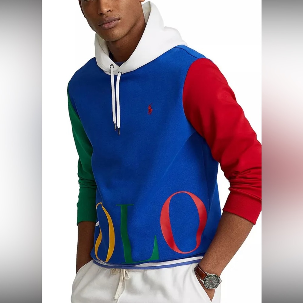 Polo Ralph Lauren colorblock hoodie multi color